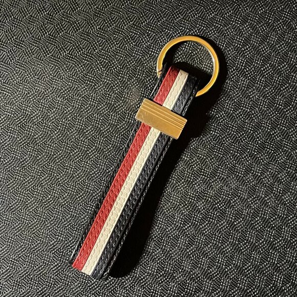 Thom Browne Leather Keyring - Picture 1 of 3
